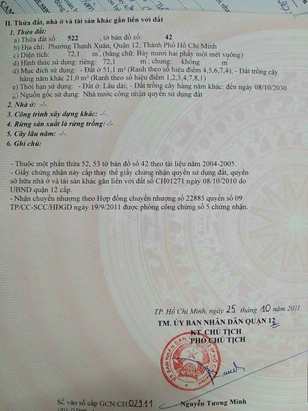 Bán đất xây nhà Tô Ngọc Vân, Quận 12 giá đầu tư chỉ 2.9 tỷ, thương lượng chính chủ