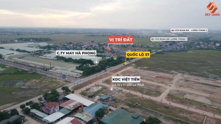 Bán đất nền thôn An Hoà, xã Đoan Bái, Hiệp Hoà Bắc Giang, sổ hồng cầm tay, giá rẻ nhất thị trường