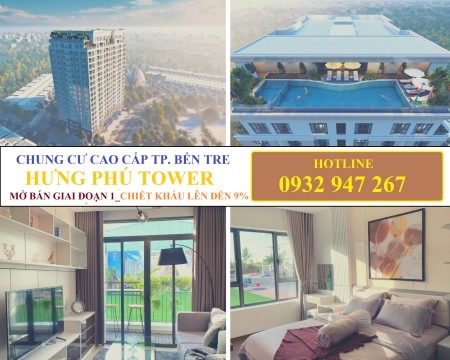 Căn hộ cao cấp đi kèm ngàn tiện ích tại tp. Bến Tre tiện ích bạt ngàn, giá tốt đầu tư