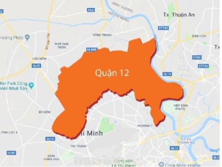Bán gấp đất xưởng diện tích sử dụng 8500m2 phường Thạnh Xuân Quận 12. giá tốt