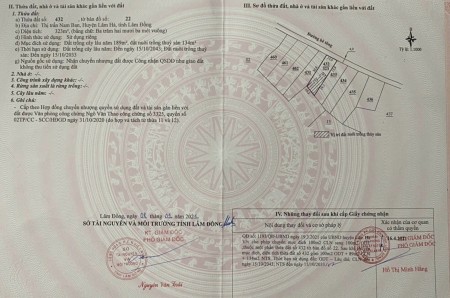 Cần tìm chủ cho siêu phẩm tại thị trấn Nam Ban sang tên bàn giao ngay lh 0901443452