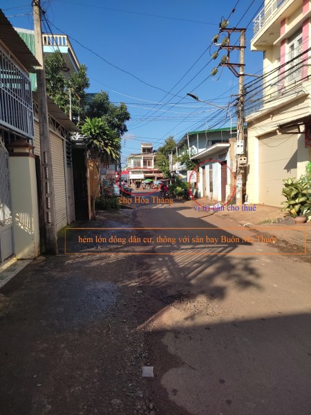 Cần cho thuê mặt bằng kinh doanh gần chợ Hoà Thắng, khu dân cư đông đúc, giá tốt