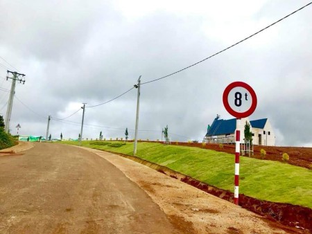 Bán đất thổ cư đầy đủ thác Ddambri Bảo Lộc view đẹp giá rẻ, tiện ích đầy đủ, đường lớn