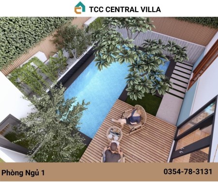 Biệt thự nghỉ dưỡng TCC Central Villa Bà Rịa Vũng Tàu, có hồ bơi riêng giá bán 3.5 tỷ