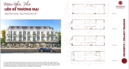 Bán liền kề thương mại Richmond Quy Nhơn, tiện ích đầy đủ, giá tốt 90 triệu/m2, lh 0389610929