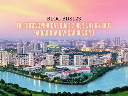 Ảnh bài viết: Thị trường nhà đất quận 7 hiện nay ra sao? Đã bão hòa hay sắp bùng nổ