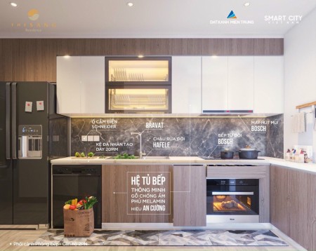 Căn Hộ biển Đà Nẵng The Sang Residence tặng nội thất, khu chung cư tiện ích đầy đủ
