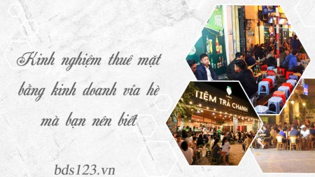 Ảnh bài viết: Kinh nghiệm thuê mặt bằng kinh doanh vỉa hè mà bạn nên biết