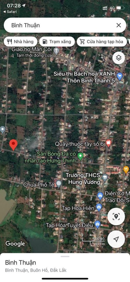 Bình Thuận Buôn Hồ diện tích sử dụng 10x32 thổ cư 60m2 giá bán chỉ 300 triệu lh 0812808369