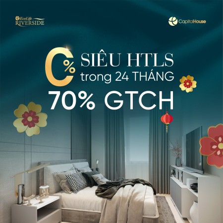 Mua Nhà Đón Tết chung cư Ecolife Riverside Quy Nhơn 2PN giá 1ty2 liên hệ 0965268349