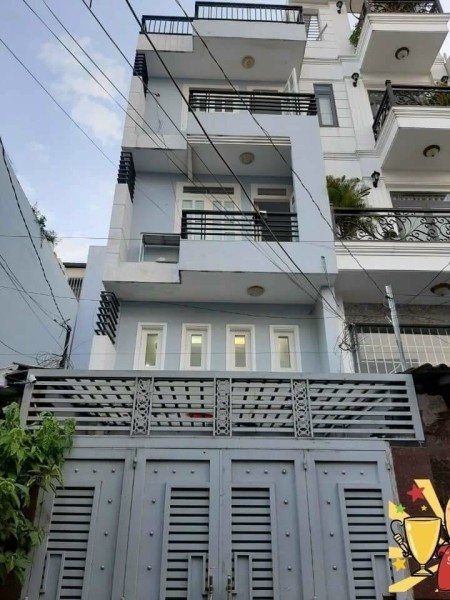 Hẻm an ninh 439 Cây Trâm, chủ cần cho thuê nhà rộng 52m2, 4 tầng, sân thượng, giá 13 triệu/tháng