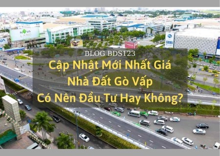 Ảnh bài viết: Cập nhật mới nhất giá nhà đất Gò Vấp. Có nên đầu tư hay không?