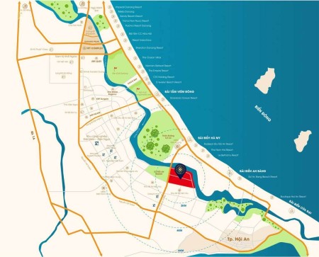 Mở bán dự án đất biệt thự ven sông Cổ Cò cách phố cổ Hội An chỉ 2km
