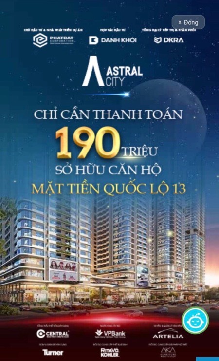 Căn hộ cao cấp Astral City Bình Dương cam kết lợi nhuận 12%/năm cơ hội đầu tư căn hộ đẳng cấp 5 sao