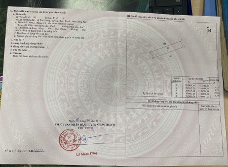 Chính chủ bán đất nền Nhơn Trạch pháp lý đầy đủ, sổ hồng riêng, đủ tiện ích xung quanh
