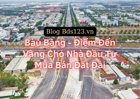 Ảnh bài viết: Bàu Bàng - Điểm đến vàng cho nhà đầu tư mua bán đất đai