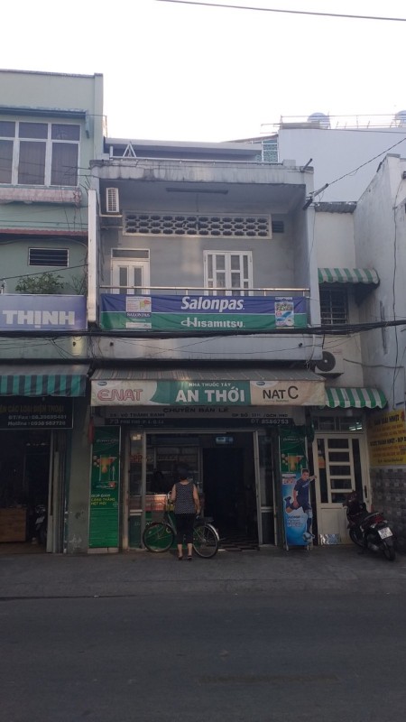 Cho thuê nhà mặt tiền nguyên căn đường Phú Thọ, quận 11, TP.HCM. 1T2L giá 35tr/tháng