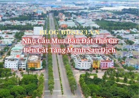 Ảnh bài viết: Nhu cầu mua bán đất thổ cư Bến Cát tăng mạnh sau dịch