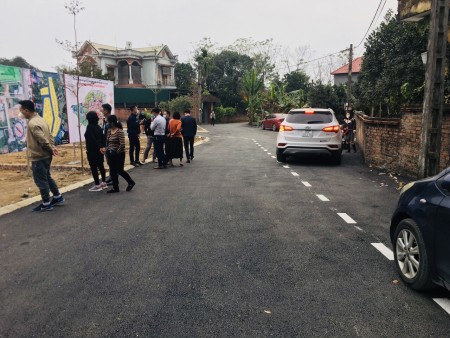 Bán đất phân lô Hà Nội ô tô vào nhà, sát khu Công nghệ cao Hòa Lạc giá chỉ 1,x tỷ đồng