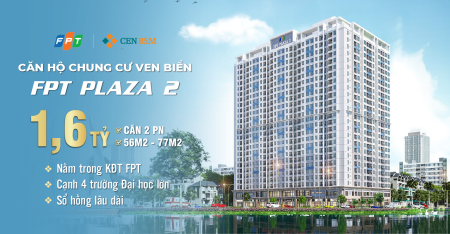 Căn hộ FPT Plaza 2 vị trí vàng trong làng đầu tư, tiện ích nội khu đầy đủ, giá tốt, lhcc