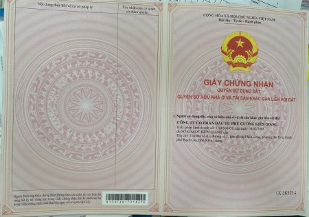 Cần bán căn song lập tại khu đô thị mới Phú Cường, sổ hồng vĩnh viễn lâu dài, giá đầu tư