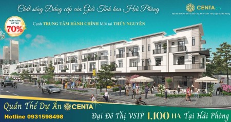 Dự án Centa City Hải Phòng 2022, pháp lý chính chủ, giá tốt tiện đầu tư sinh lời, lhcc