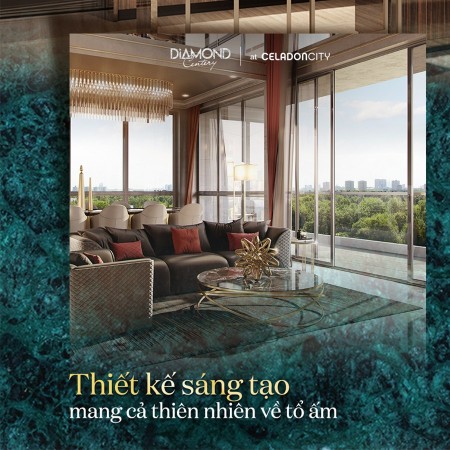 Cần chuyển nhượng căn hộ 2pn Diamond Brilliant dtsd 96m2, view công viên lớn và hồ bơi