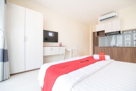 Cho thuê căn hộ dịch vụ mặt tiền Phan Văn Hân, Bình Thạnh mới xây, 35m2