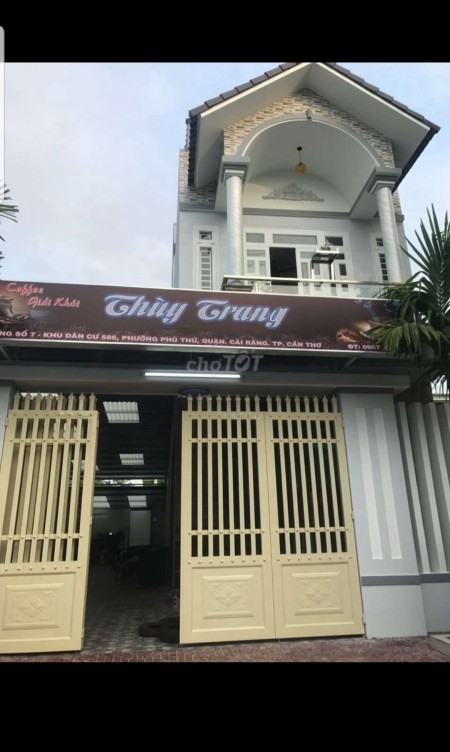Bán Nhà KDC 586, Q.Cái Răng, đường số 7, diện tích sử dụng 250m2, 1 trệt 2 lầu