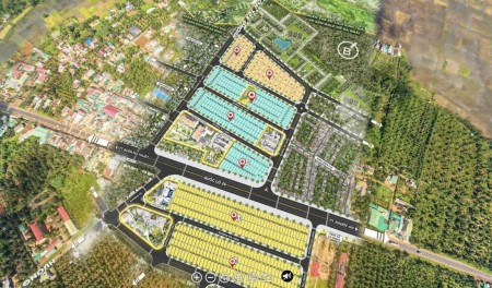 Đất nền sổ đỏ thổ cư trung tâm Ea Knuec huyện Krông Pắc chỉ từ 7tr/m2