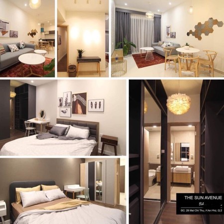 Bán căn hộ 2PN full nội thất đẹp giá chỉ 4,2 tỷ The Sun Avenue, Quận 2 lh 0937179028