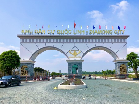 Bán đất nền dự án khu dân cư Quốc Linh - Diamond City Đức Hoà, Long An, lh 0901907148