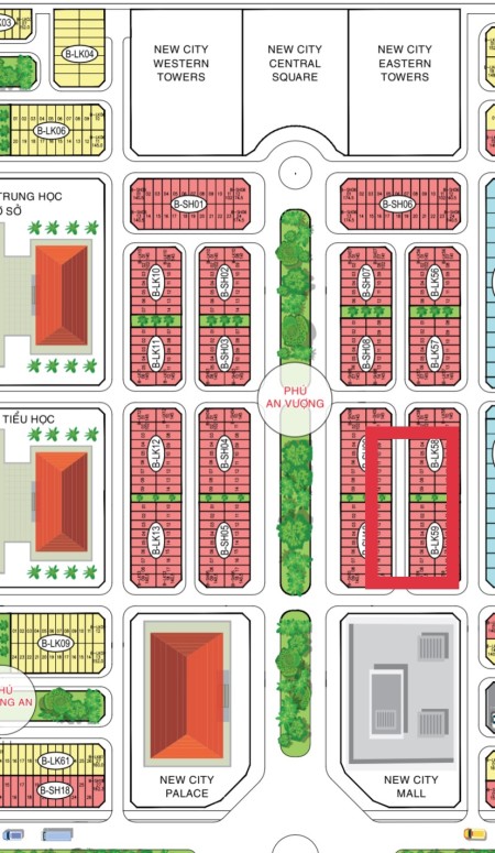 Bán shophouse phố đi bộ còn 1 lô duy nhất, liên hệ 0962.506.751 GẶP LINH, dự án New City Phố Nối
