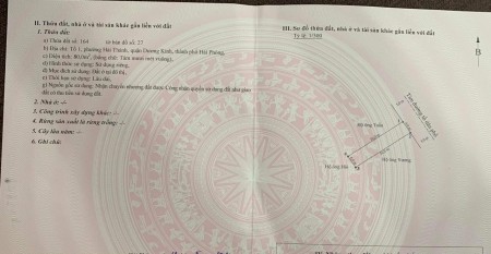 Sót lại lô đất hải Thành giá đầu tư đón sóng Vành Đai 2 giá bán tiện đầu tư, lh 0973026891