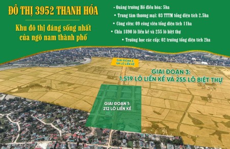 Dự án 3925 Quảng Trạch Thanh Hoá, cơ hội đầu tư siêu lợi nhuận, sổ đỏ từng lô, tự do xây dựng