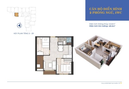 Nhận Booking CH Calla Apartment ngay siêu thị Big C Quy Nhơn liên hệ 0965268349