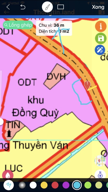 Bán đất diện tích 1,017m2 ở Xuân Hoà Phúc Yên, Vĩnh Phúc khu dân cư đông đúc, sổ sẵn