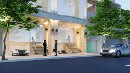 Mặt phố Mai Anh Tuấn, Đống Đa, 135m2, giá: 69.9 tỷ, 9 tầng, mt: 6.5m, view hồ, cho thuê 175 triệu.