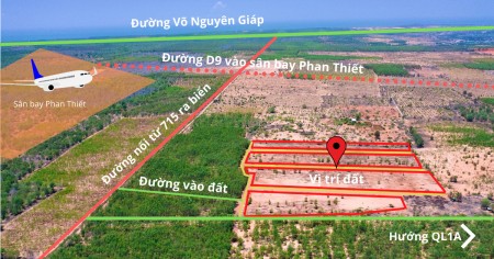Cơ hội đầu tư vàng đất Hàm Đức, Bình Thuận, dao động mức giá 620 triệu/lô giá F0, sổ chính chủ