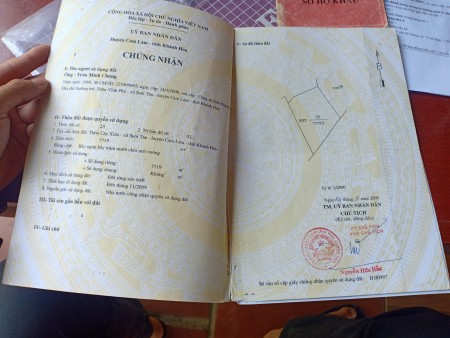 Cần bán đất Cam Lâm Khánh Hòa khu dân cư đông đúc, pháp lý chính chủ, giá tốt nhất khu
