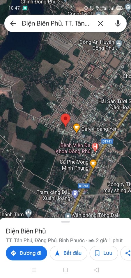 Cần tiền bán gấp lô đất ở gần trung tâm hành chính Đồng Phú Bình Dương giá 950 triệu