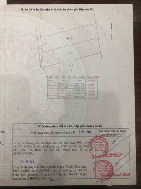 Cần Bán Lô Đất diện tích 1103.5m2, khu dân cư đông đúc, giá tốt đầu tư sinh lời cao sổ sẵn