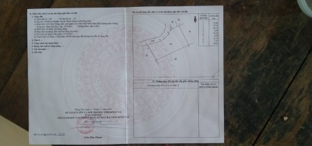 Chính chủ gửi bán lô đất diện tích 1655 m2 thuộc xã Phước Khánh pháp lý sổ đỏ đầy đủ