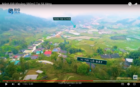 Mảnh đất view tuyệt đẹp, gần dự án biệt thự ven núi Tả Phìn - Sapa. Cơ hội x2-x3 cực lớn