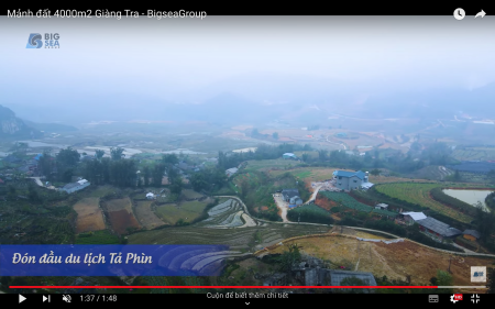 Siêu phẩm mảnh đất khoảng 4000 m2 thôn Giàng Tra, đón đầu du lịch Tả Phìn - Sapa. Giá chỉ từ 1tr/m2