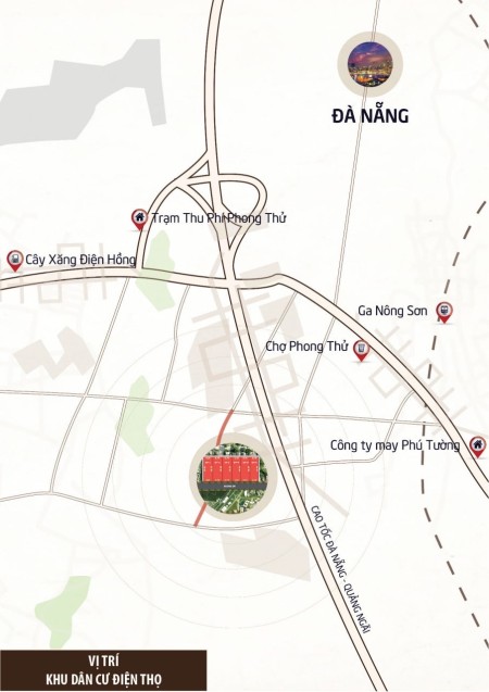Điện Thọ, Gần chợ Phong Thử, Trường Cấp 1-2-3 giá bán 530 triệu/lô, pháp lý chính chủ