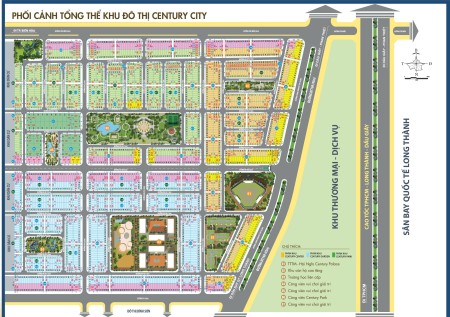 Đất nền trong dự án khu dân cư hiện đại cách sân bay Long Thành 2km