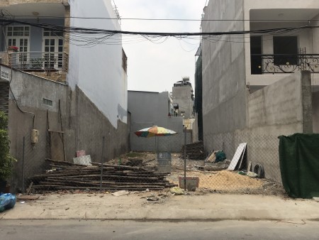 Cho thuê đất thổ cư mặt tiền đường số 17, phường 11, quận Gò Vấp. Giá tốt. Khu dân cư đông đúc