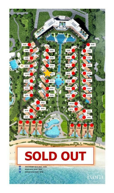 Bán căn biệt thư biển Ixora, vị trí trung tâm, view cực thoáng, giá 20,5 tỷ (full)