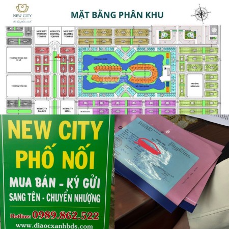 Dự án New City Phố Nối giá chỉ 12m/m2 pháp lý đầy đủ đường lớn, bàn giao đủ giấy tờ